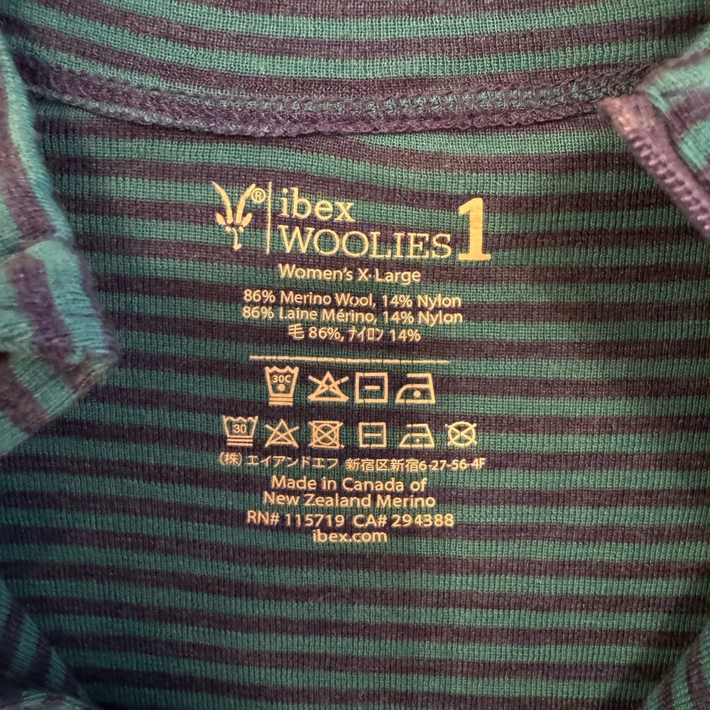 Ibex 1/4 Zip Base Layer. Woolies I - image 2